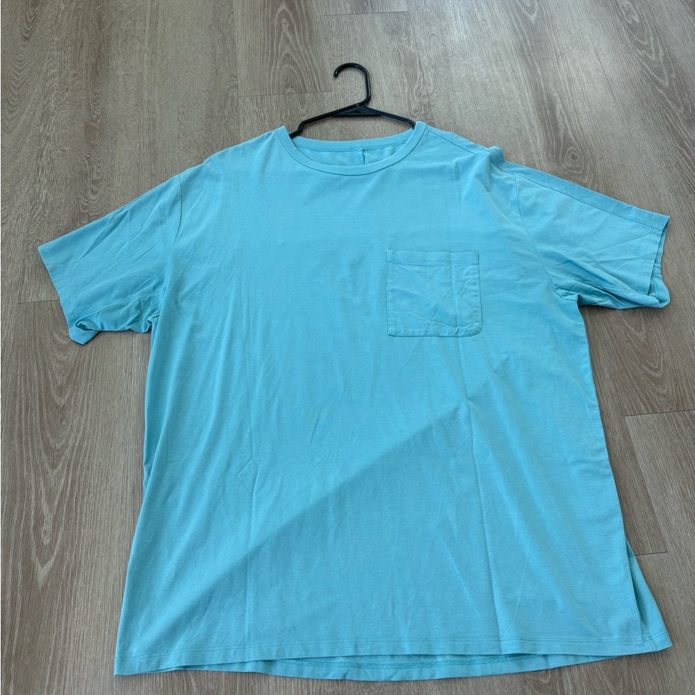lululemon athletica Sky Blue Short Sleeve Tee